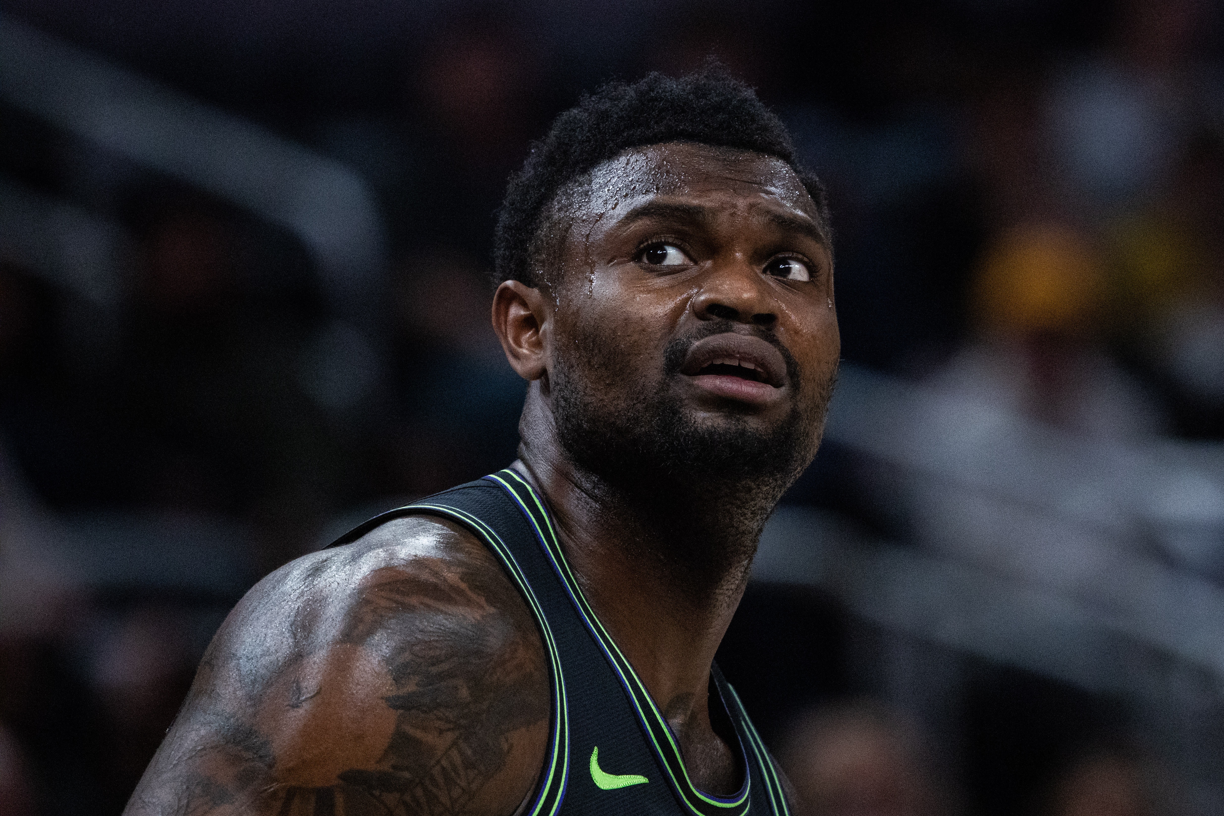 世俱杯-几乎隐身！锡安首节3投1中 仅得到2分3篮板&amp;正负值-8